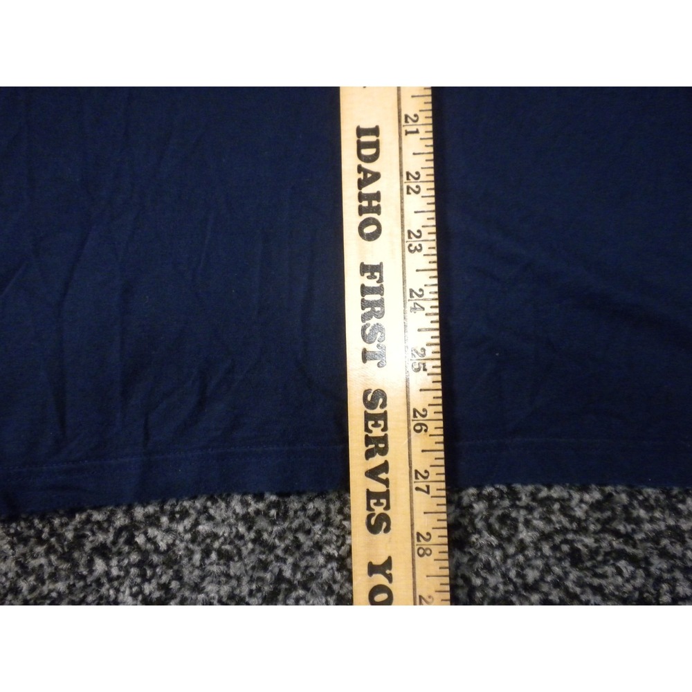 Polo Ralph Lauren Mens T-Shirt L Blue Classic Fit V Neck Short Sleeve Pony Ivy - Picture 11 of 12